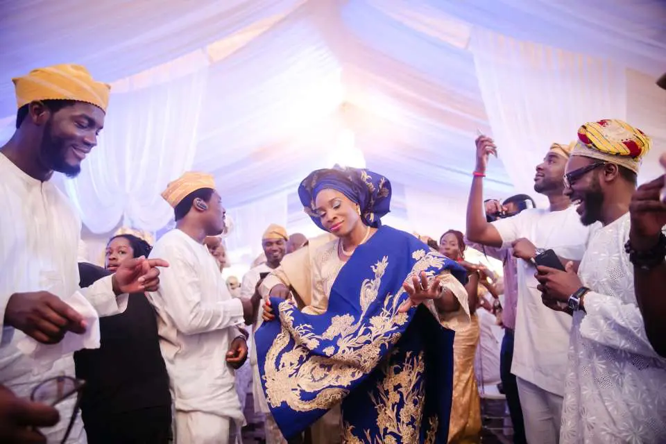 Nigerians traditional wedding party